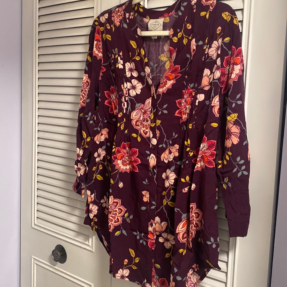 Maroon Blouse